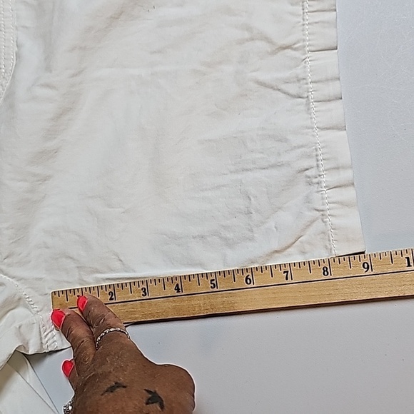 Lee Relaxed Fit Shorts Sz 12 Bright White - Picture 8 of 11